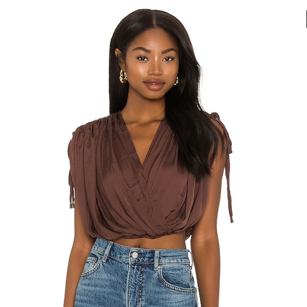 NWT Free People Rachel Top in Scorpio